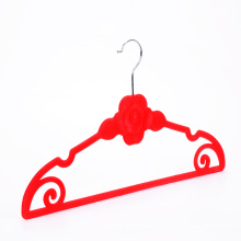 Assessed Supplier PENGFEI non-slip flocking velvet clothes hanger